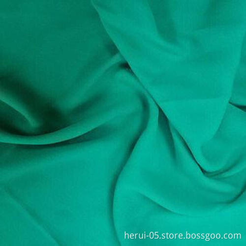 Cross Weaving Viscose and Rayon Fuli Crepe Fabric, Plain and Smooth